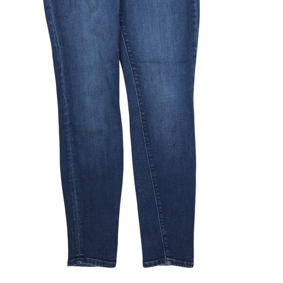 Loft Legging Jean Mid Rise Womens Size 27/4 Stretch Dark Wash Denim - Picture 10 of 15